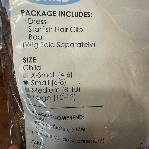 Mermaid costume size child small (6-8) - Picture 2 of 2